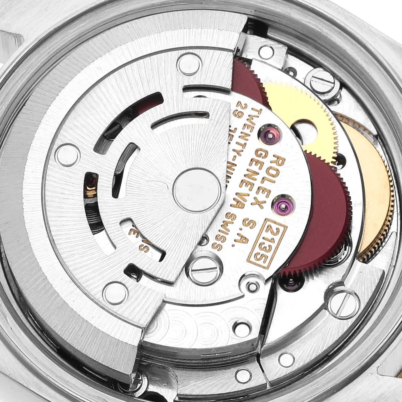 Rolex Datejust Steel Yellow Gold Diamond Anniversary Dial Ladies Watch 69163 3