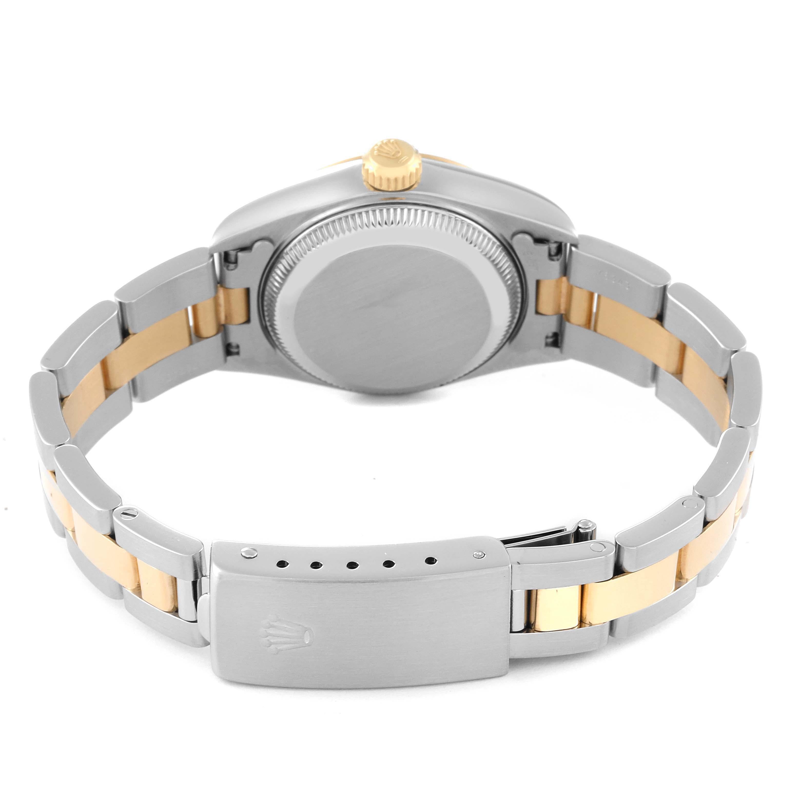 Rolex Datejust Steel Yellow Gold Diamond Anniversary Dial Ladies Watch 69163 4