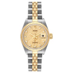 Rolex Datejust Steel Yellow Gold Diamond Anniversary Dial Ladies Watch 69173 Rolex Datejust Steel Yellow Gold Diamond Anniversary Dial Ladies Watch 69173