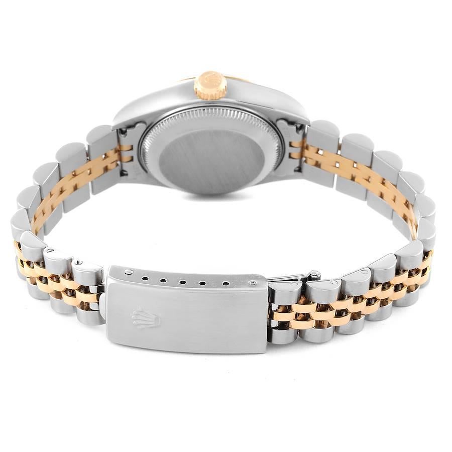 Rolex Datejust Steel Yellow Gold Diamond Anniversary Dial Ladies Watch 79173 5