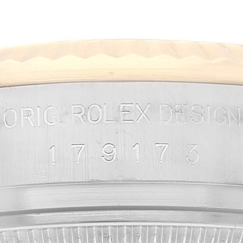 Rolex Datejust Steel Yellow Gold Diamond Dial Ladies Watch 179173 3