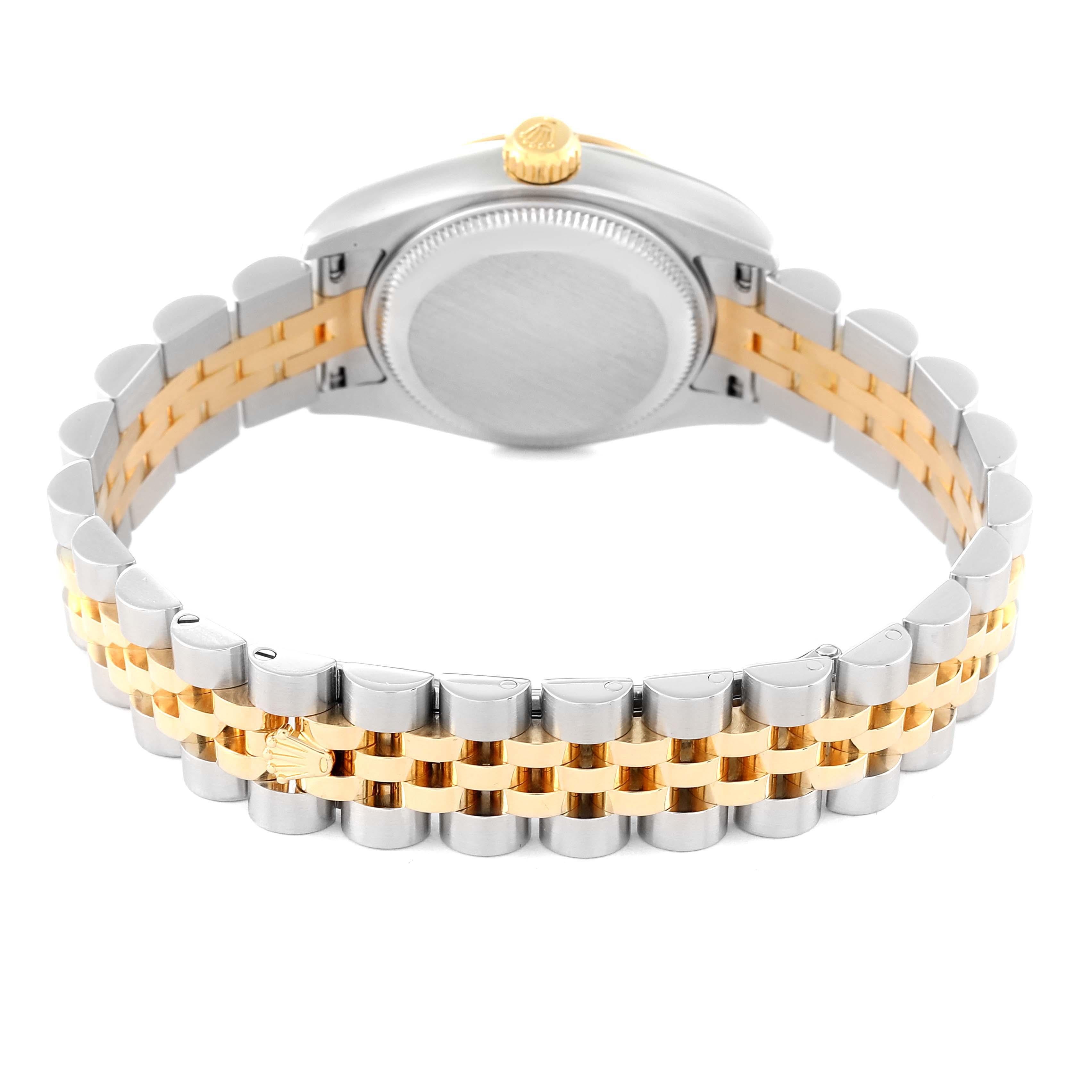Rolex Datejust Steel Yellow Gold Diamond Dial Ladies Watch 179173 5
