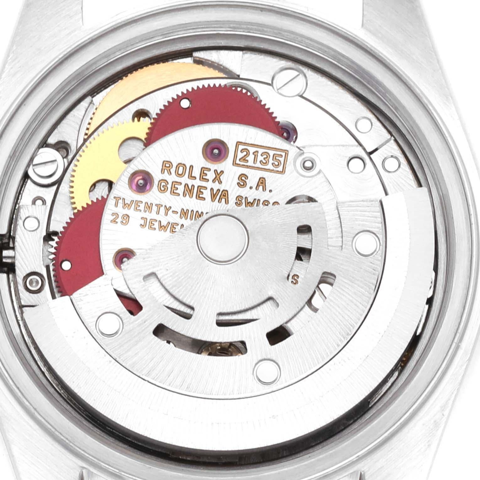 Rolex Datejust Steel Yellow Gold Diamond Dial Ladies Watch 69173 3
