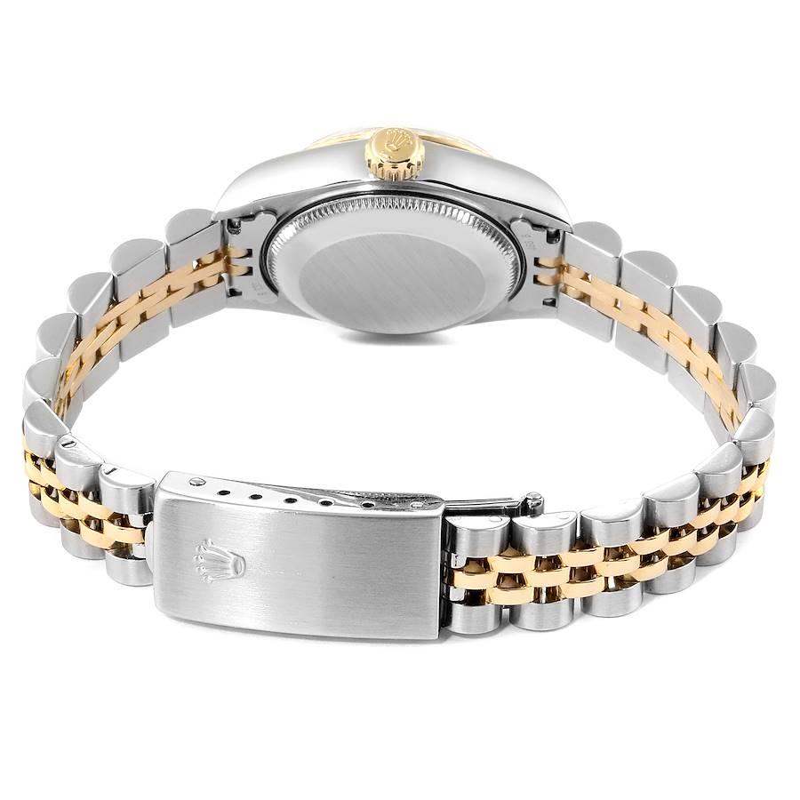 Rolex Datejust Steel Yellow Gold Diamond Dial Ladies Watch 69173 5
