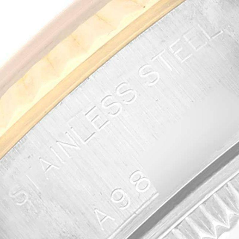 Rolex Datejust Stahl Gelbgold Diamant-Zifferblatt Damenuhr 79173 Box Papiere im Angebot 4