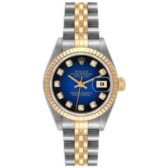 Rolex Datejust Steel Yellow Gold Diamond Dial Ladies Watch 79173 Box Papers Rolex Datejust Steel Yellow Gold Diamond Dial Ladies Watch 79173 Box Papers