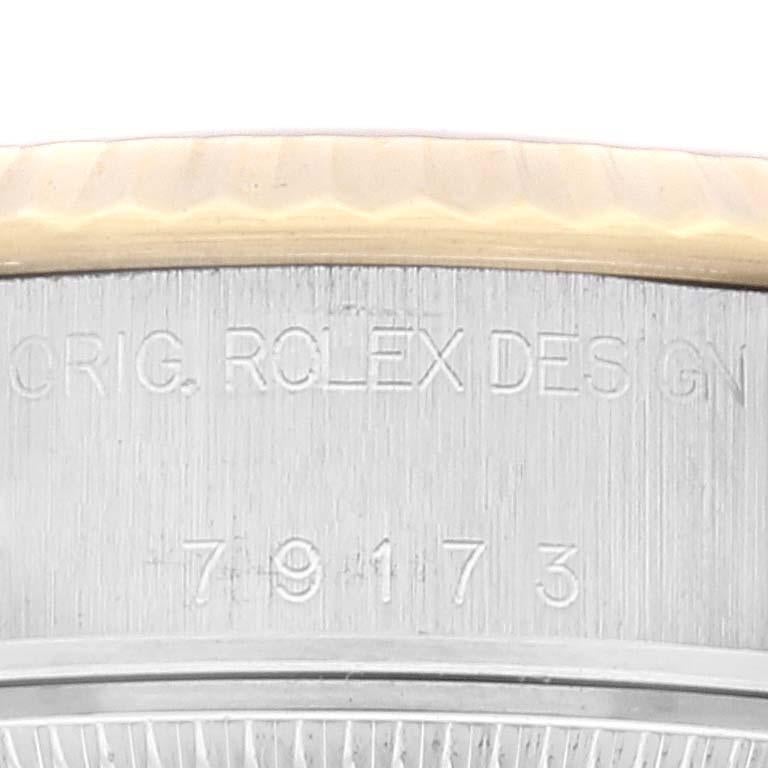 Rolex Datejust Steel Yellow Gold Diamond Dial Ladies Watch 79173 2