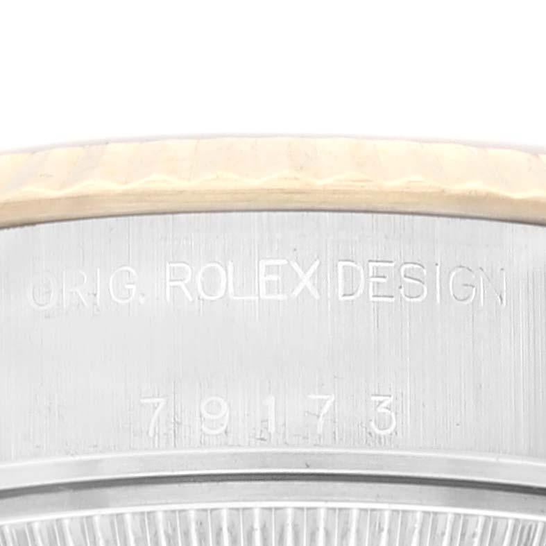 Rolex Datejust Steel Yellow Gold Diamond Dial Ladies Watch 79173 2