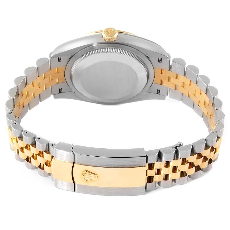 Rolex Datejust Steel Yellow Gold Diamond Dial Mens Watch 126233 Unworn For Sale 3