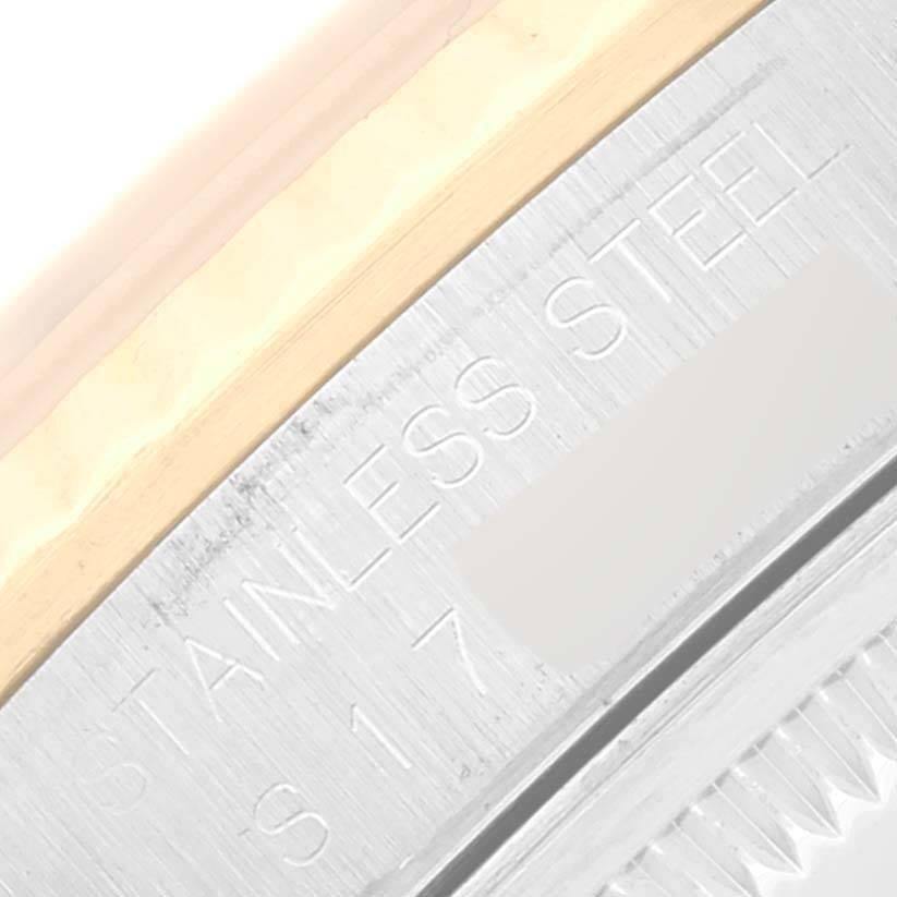 Rolex Datejust Steel Yellow Gold Diamond Dial Mens Watch 16233 Box Papers 3