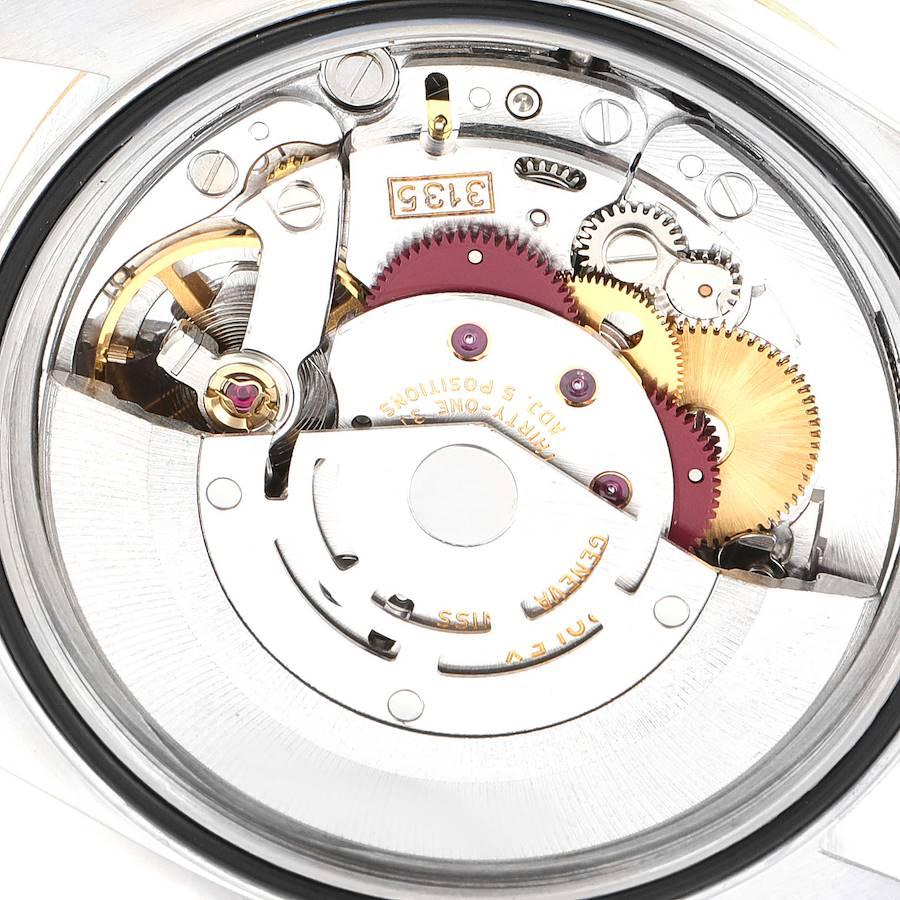 Rolex Datejust Steel Yellow Gold Diamond Dial Mens Watch 16233 4