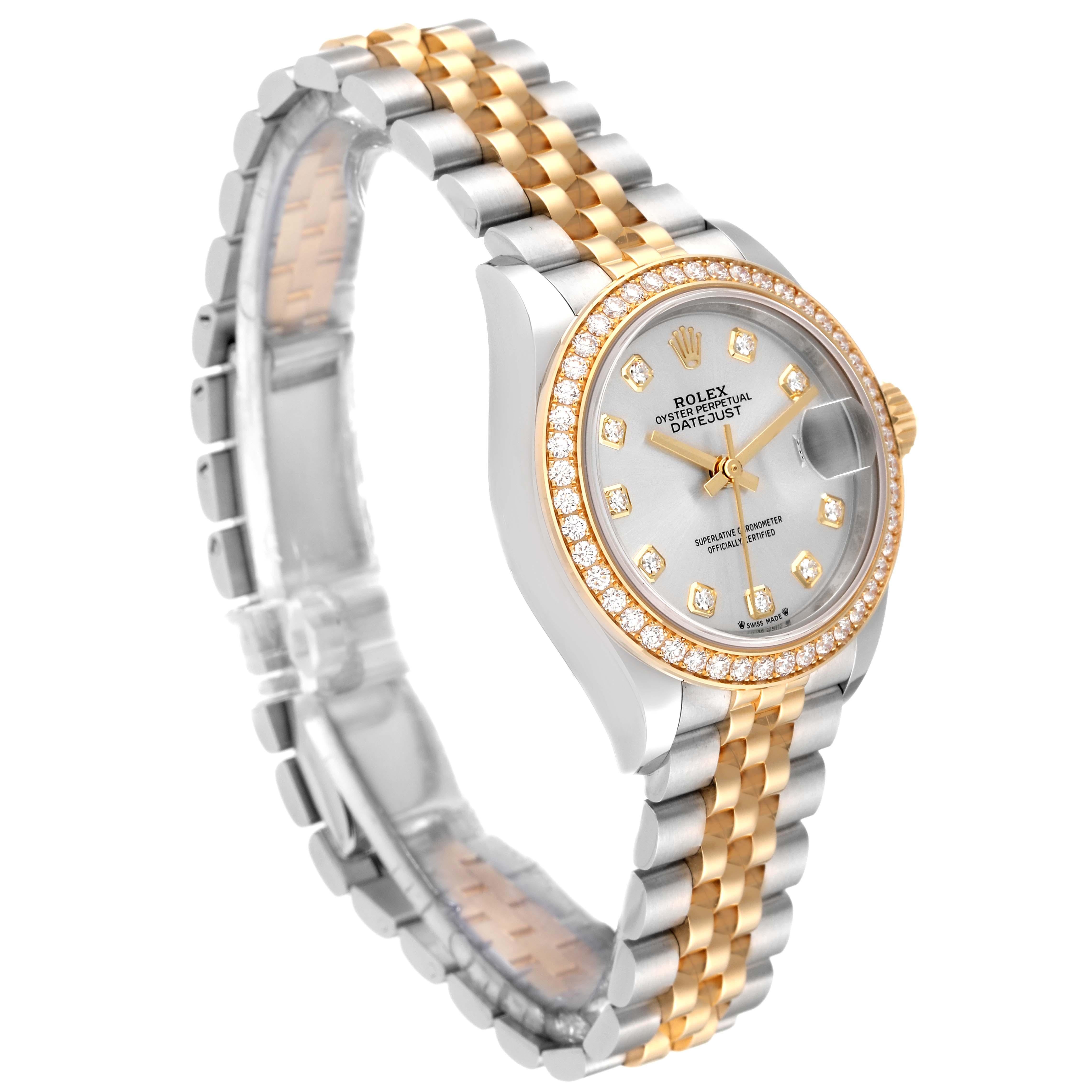 Rolex Datejust Steel Yellow Gold Diamond Ladies Watch 279383 Unworn 2