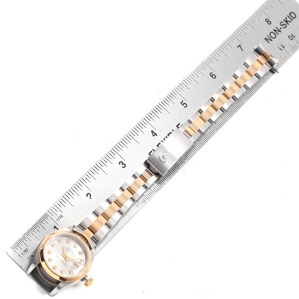 Rolex Datejust Steel Yellow Gold Diamond Ladies Watch 79163 7