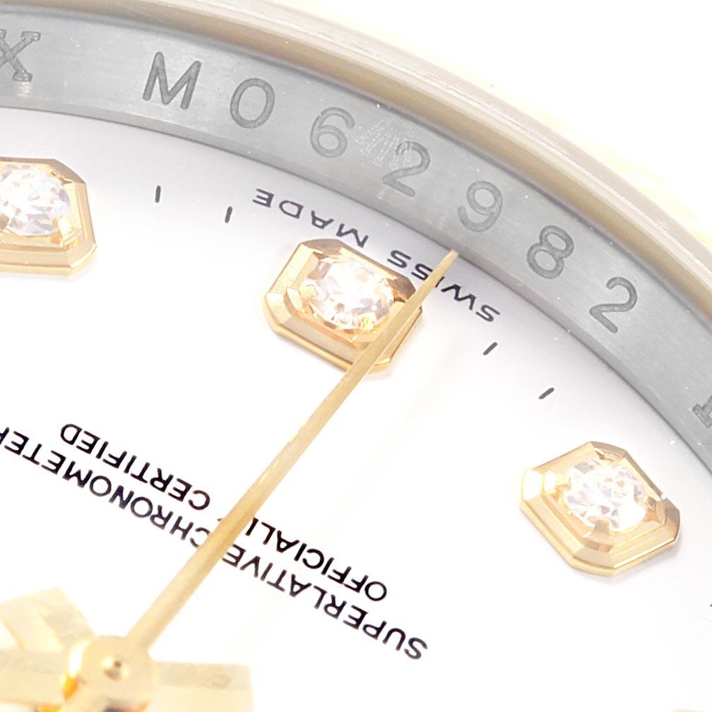 Rolex Datejust Steel Yellow Gold Diamond Men's Watch 116233 Box Papers 3