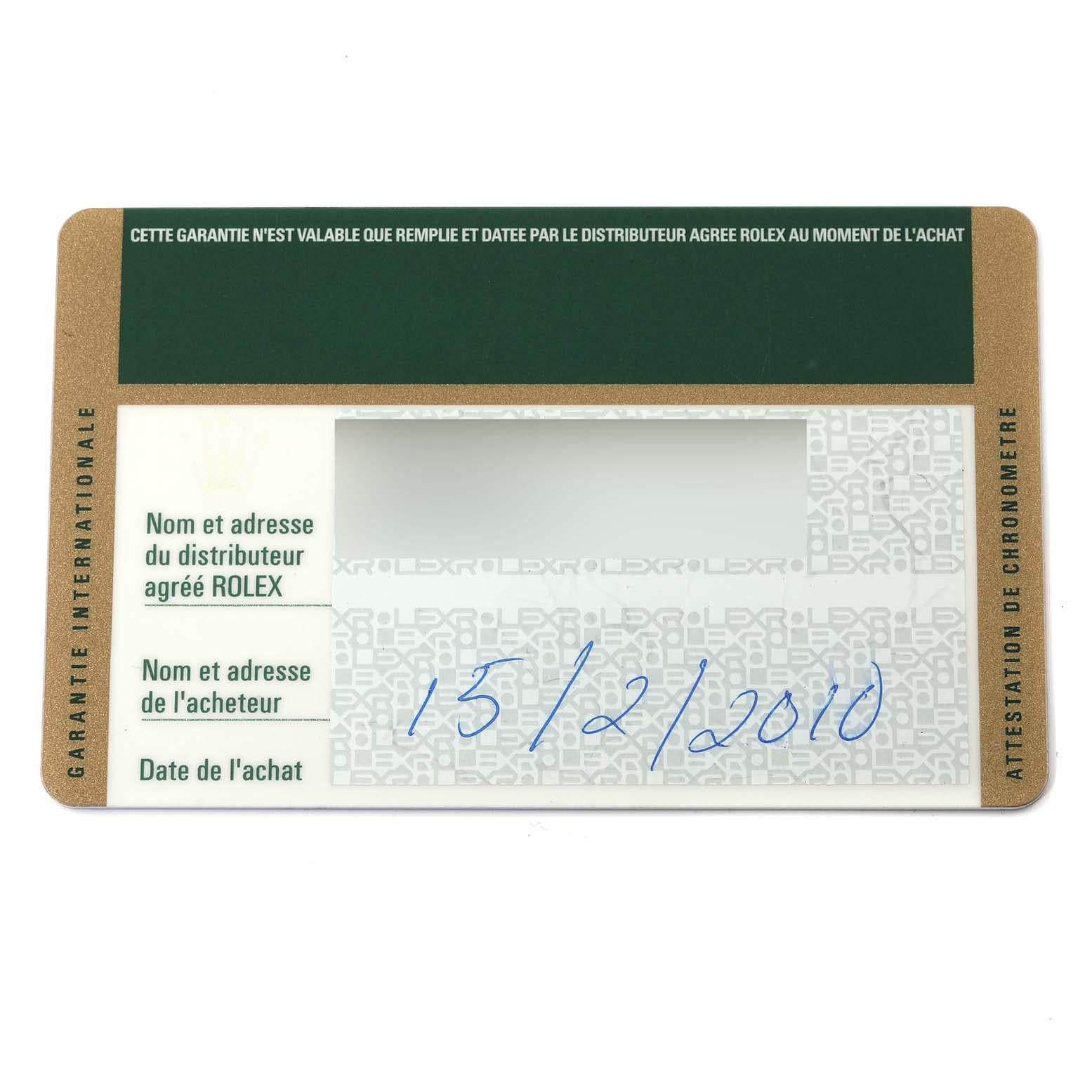Rolex Datejust Stahl Gelbgold Diamant Herrenuhr 116243 Box Card im Angebot 4