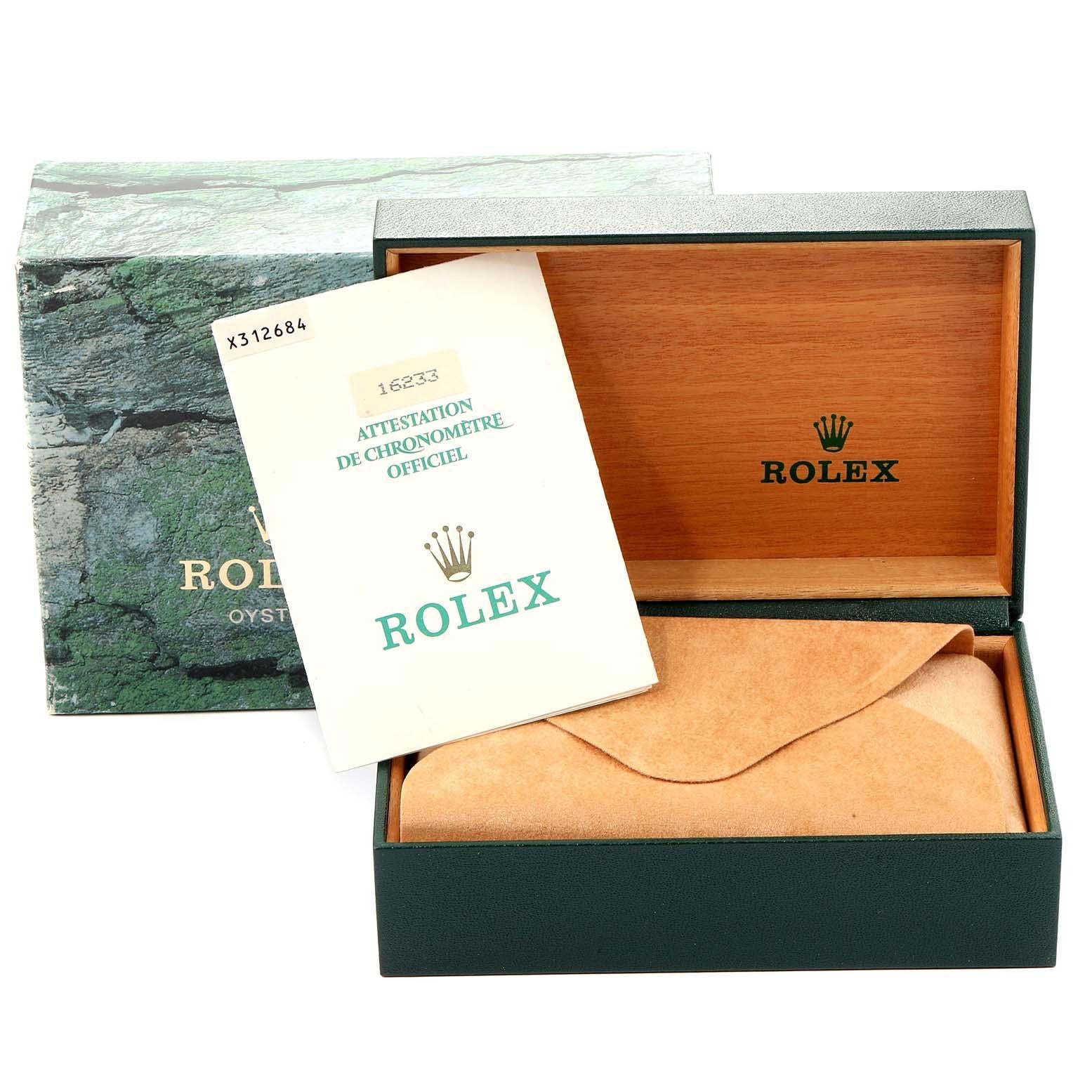 Rolex Datejust Steel Yellow Gold Diamond Men’s Watch 16233 Box Papers 7