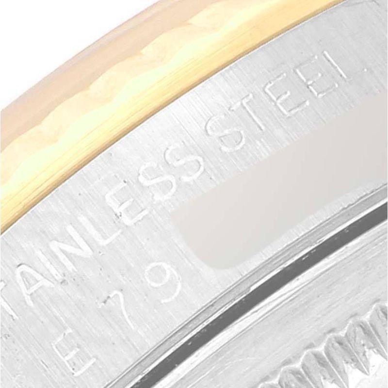 Rolex Datejust Stahl Gelbgold Diamant Herrenuhr 16233 Box Papiere im Angebot 3