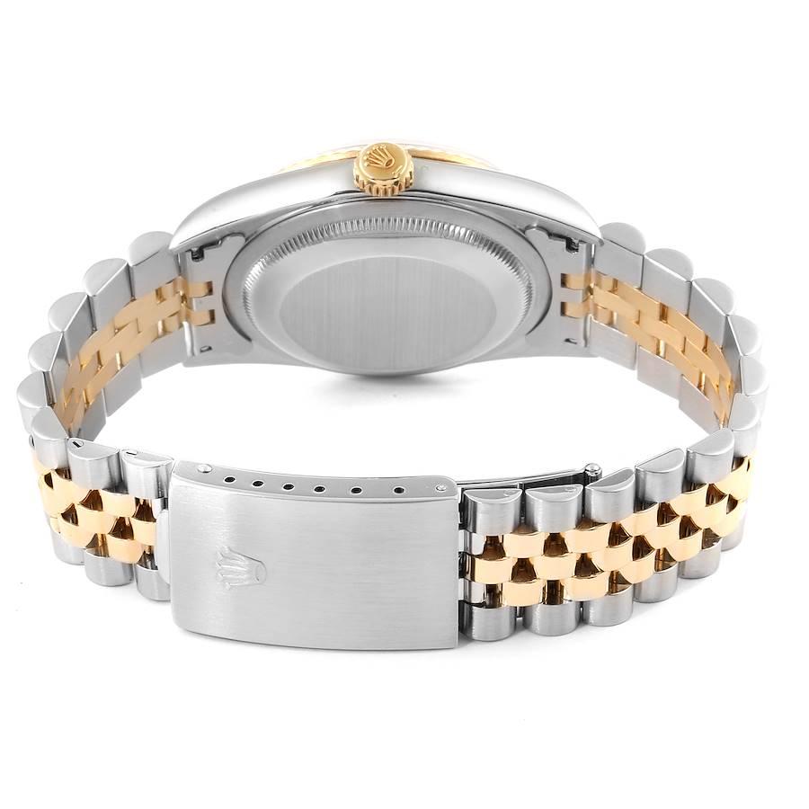 Rolex Datejust Steel Yellow Gold Diamond Men's Watch 16233 For Sale 6