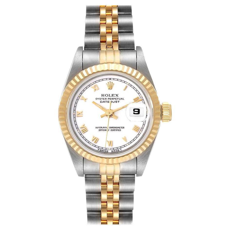 Rolex Datejust Aftermarket Diamond Bezel Yellow Gold Ladies Watch 6917