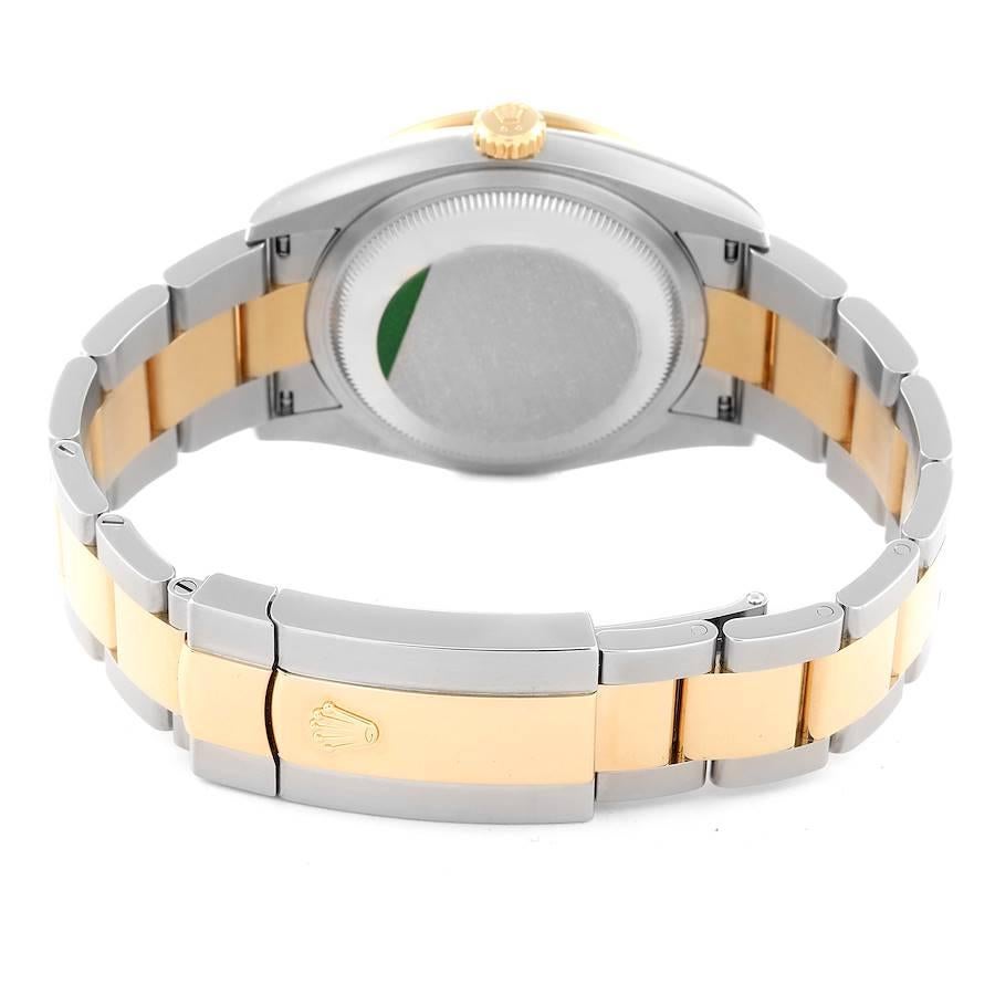Rolex Datejust Steel Yellow Gold Fluted Dial Diamond Watch 126283 Unworn For Sale 3