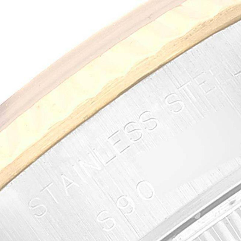Rolex Montre Datejust d'anniversaire en acier et or jaune avec cadran ivoire, pour femmes 69173 3