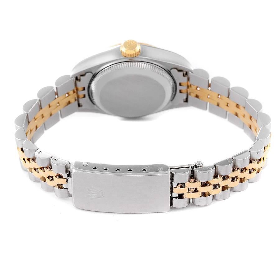 Rolex Datejust Acero Oro Amarillo Esfera Aniversario Marfil Reloj Señora 79173 5