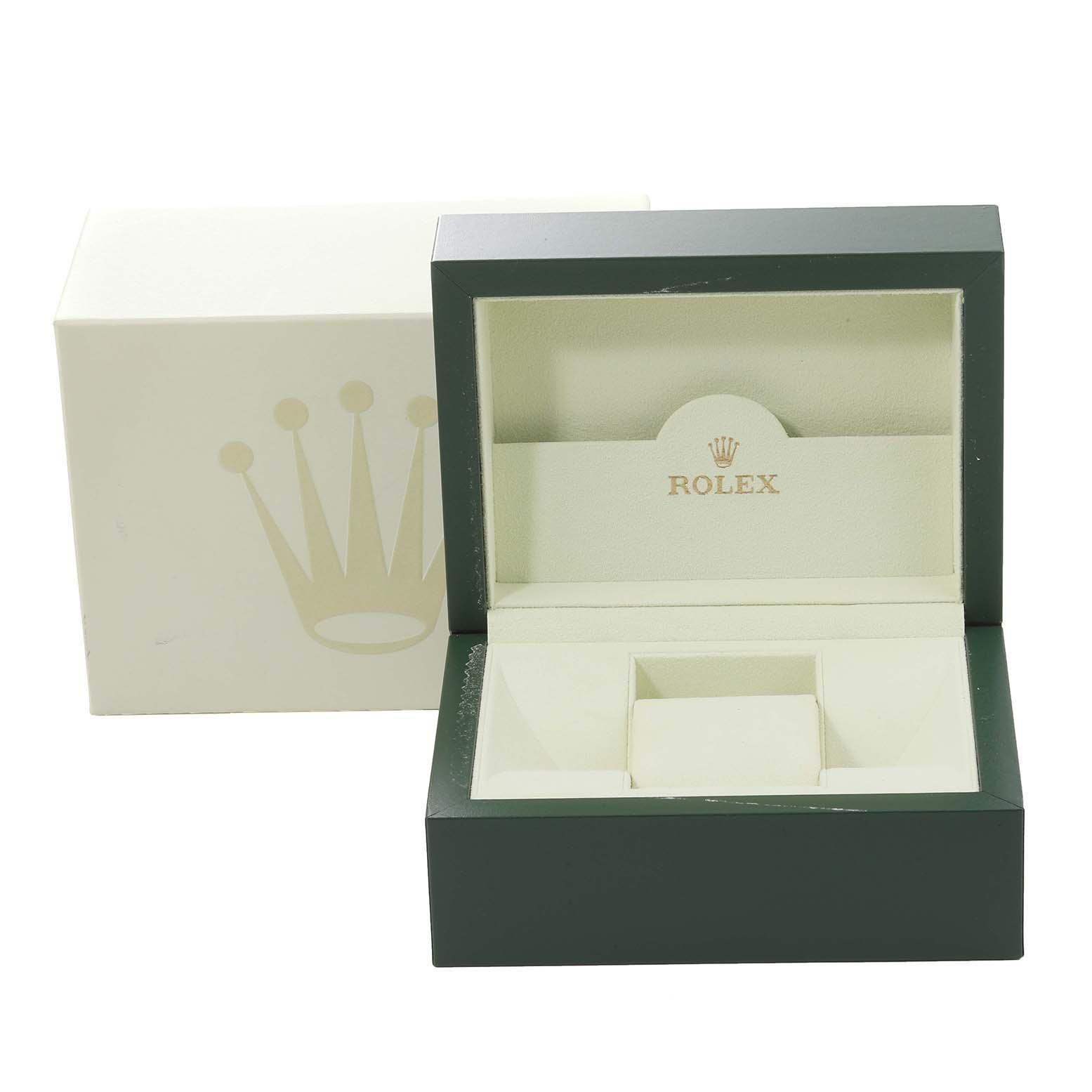 Rolex Montre Datejust en acier jaune, or jaune et cadran pyramidal ivoire pour femmes 179173 en vente 7