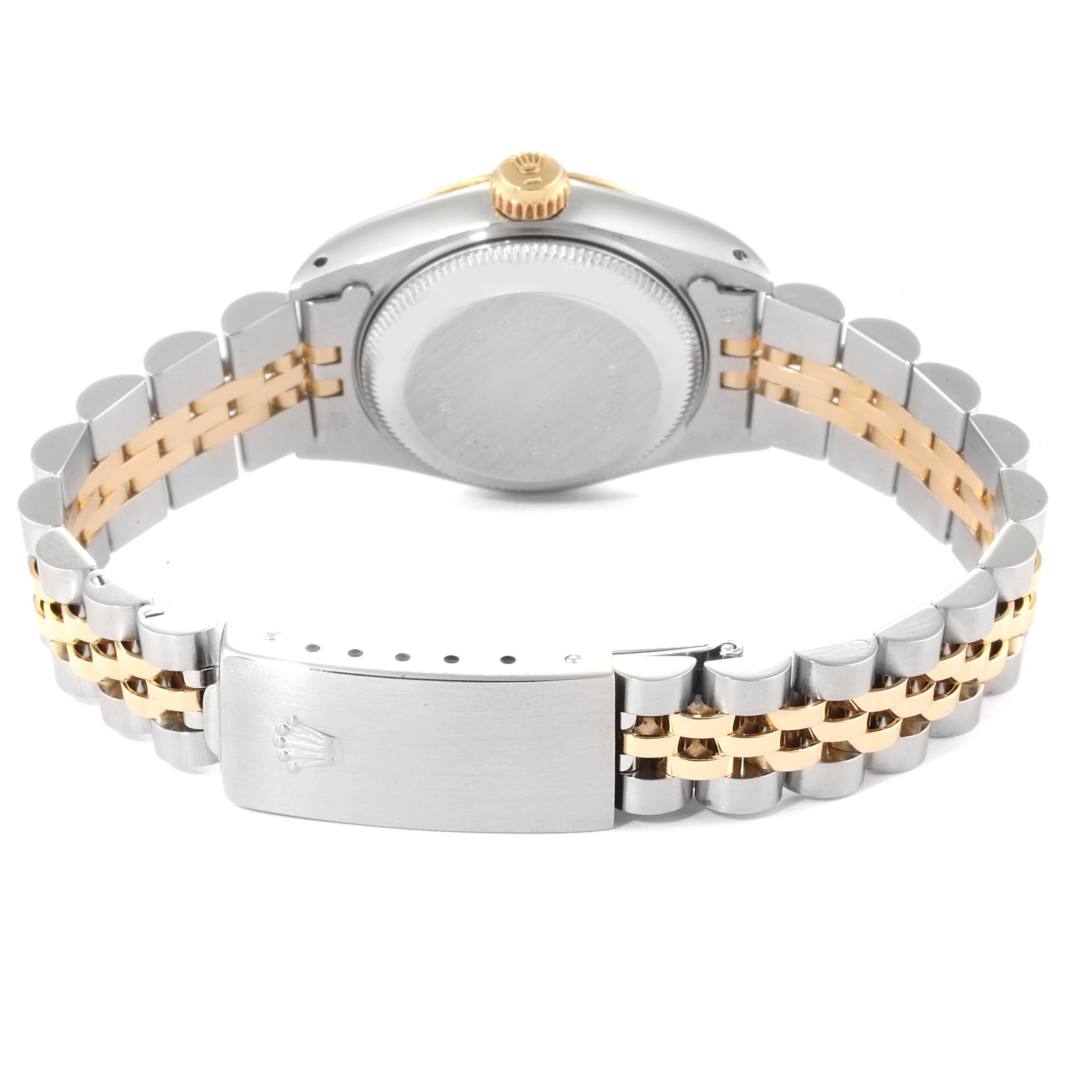 Rolex Datejust Steel Yellow Gold Jubilee Bracelet Ladies Watch 69173 4