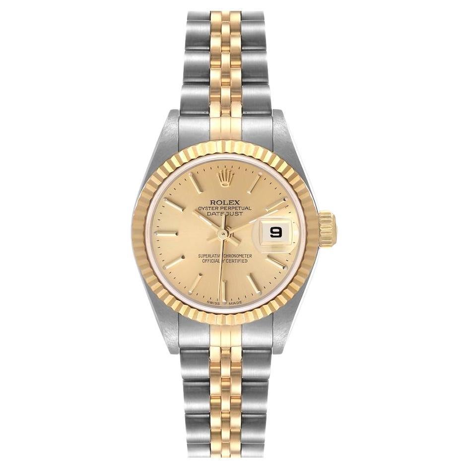 Rolex Midcentury Gold Ladies Watch Bracelet at 1stDibs