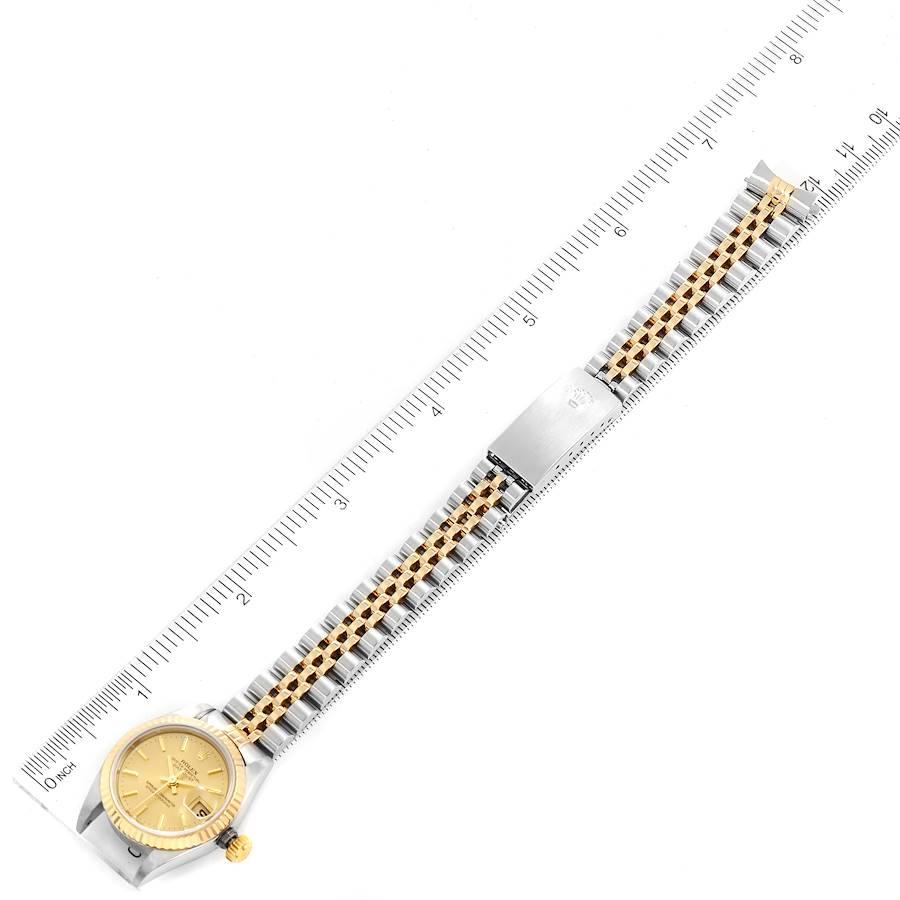 Rolex Datejust Steel Yellow Gold Jubilee Bracelet Ladies Watch 79173 6