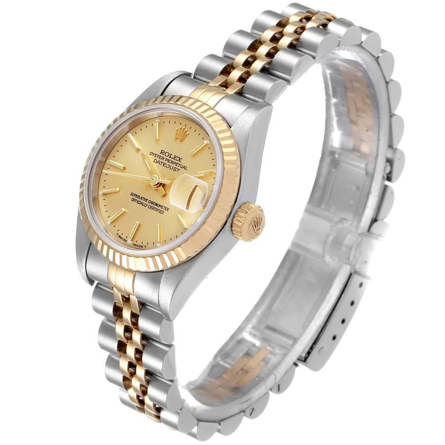 Women's Rolex Datejust Steel Yellow Gold Jubilee Bracelet Ladies Watch 79173 For Sale
