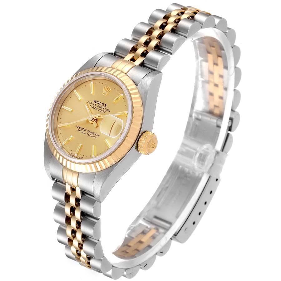 Women's Rolex Datejust Steel Yellow Gold Jubilee Bracelet Ladies Watch 79173