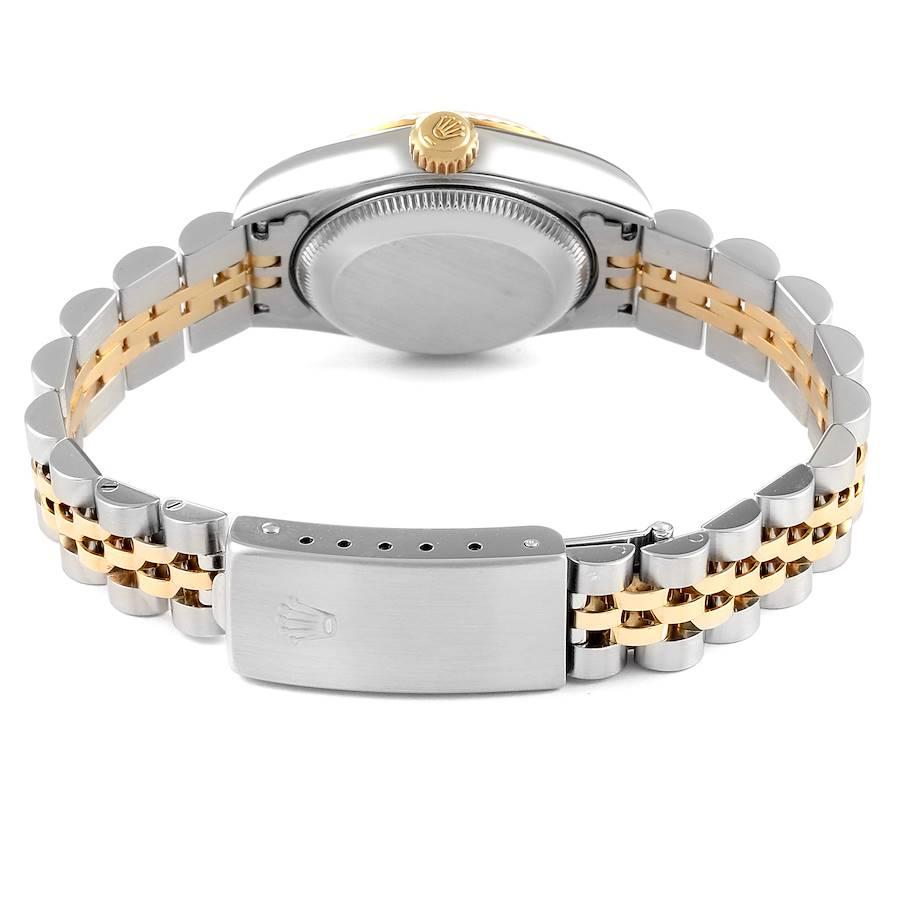 Rolex Datejust Steel Yellow Gold Jubilee Bracelet Ladies Watch 79173 For Sale 5