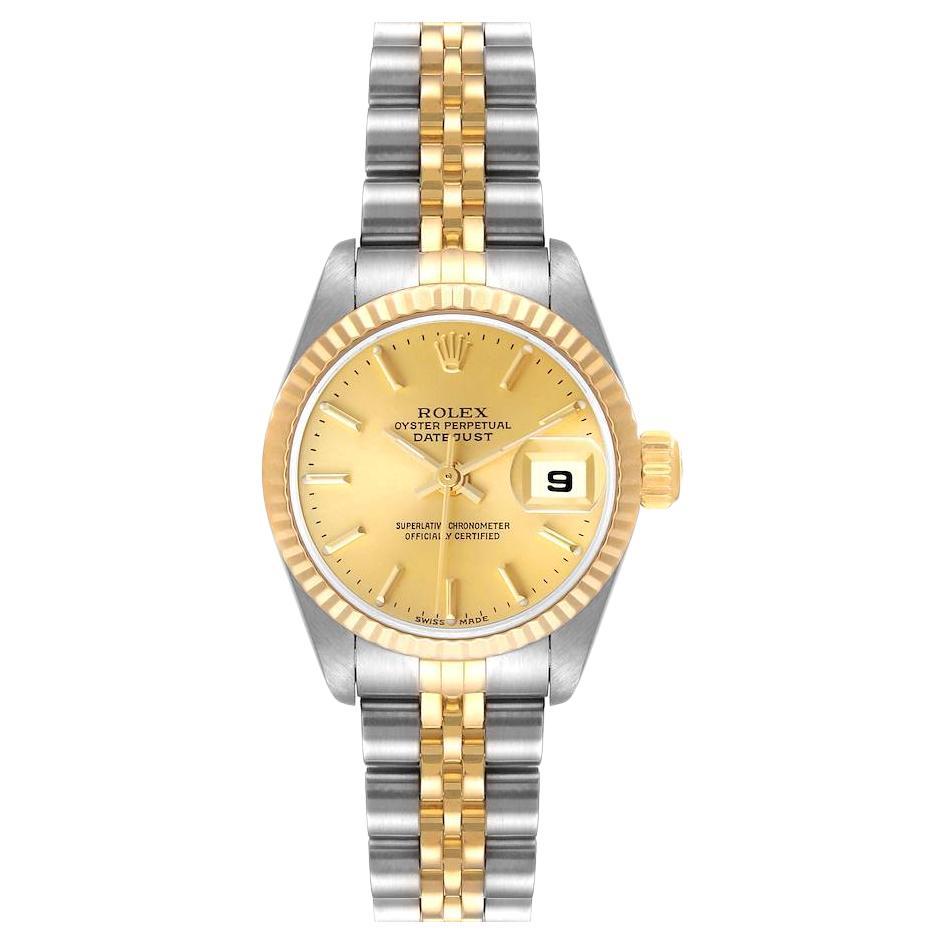 Rolex Datejust Steel Yellow Gold Jubilee Bracelet Ladies Watch 79173