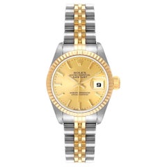 Rolex Datejust Steel Yellow Gold Jubilee Bracelet Ladies Watch 79173