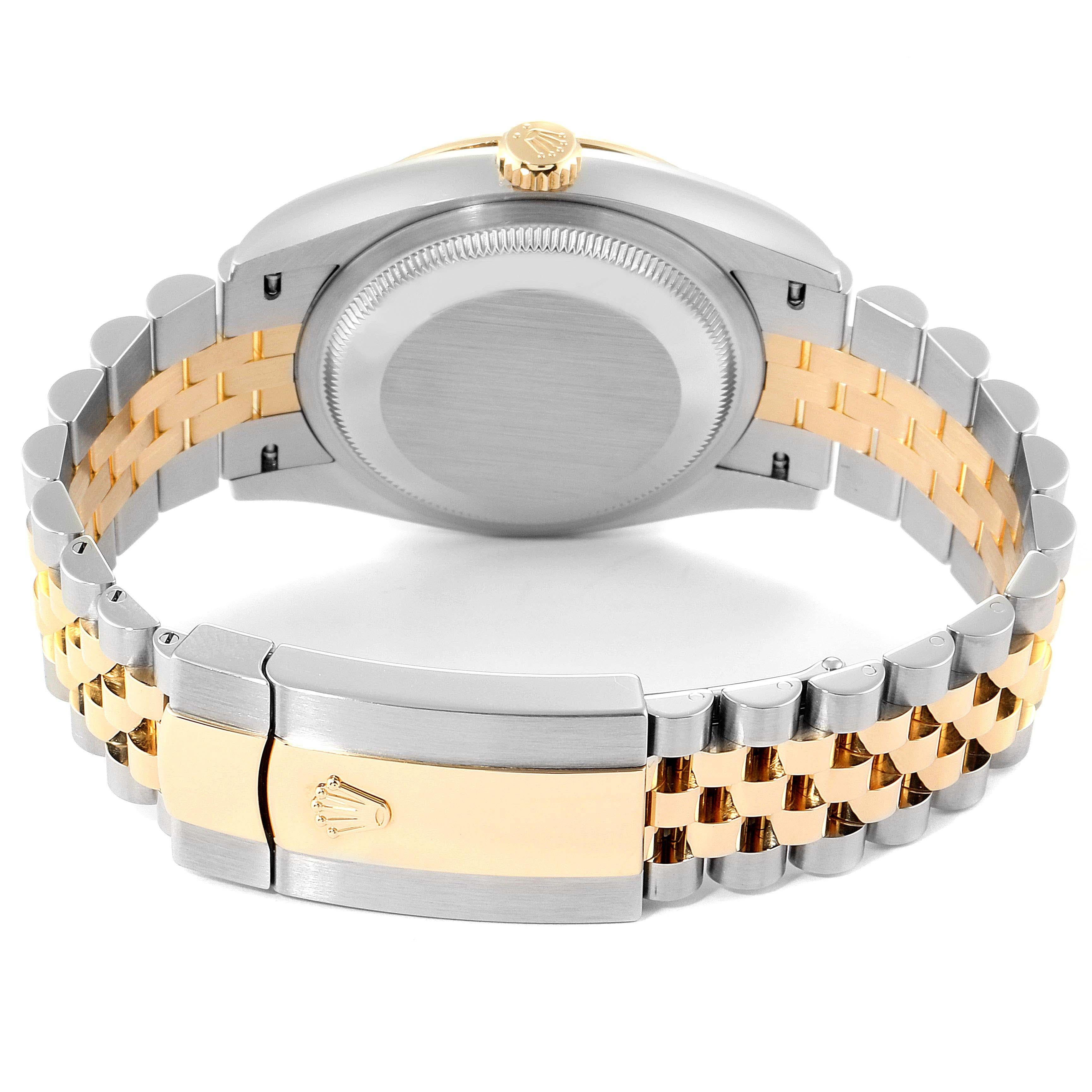 Rolex Datejust Steel Yellow Gold Jubilee Bracelet Men's Watch 126233 For Sale 6