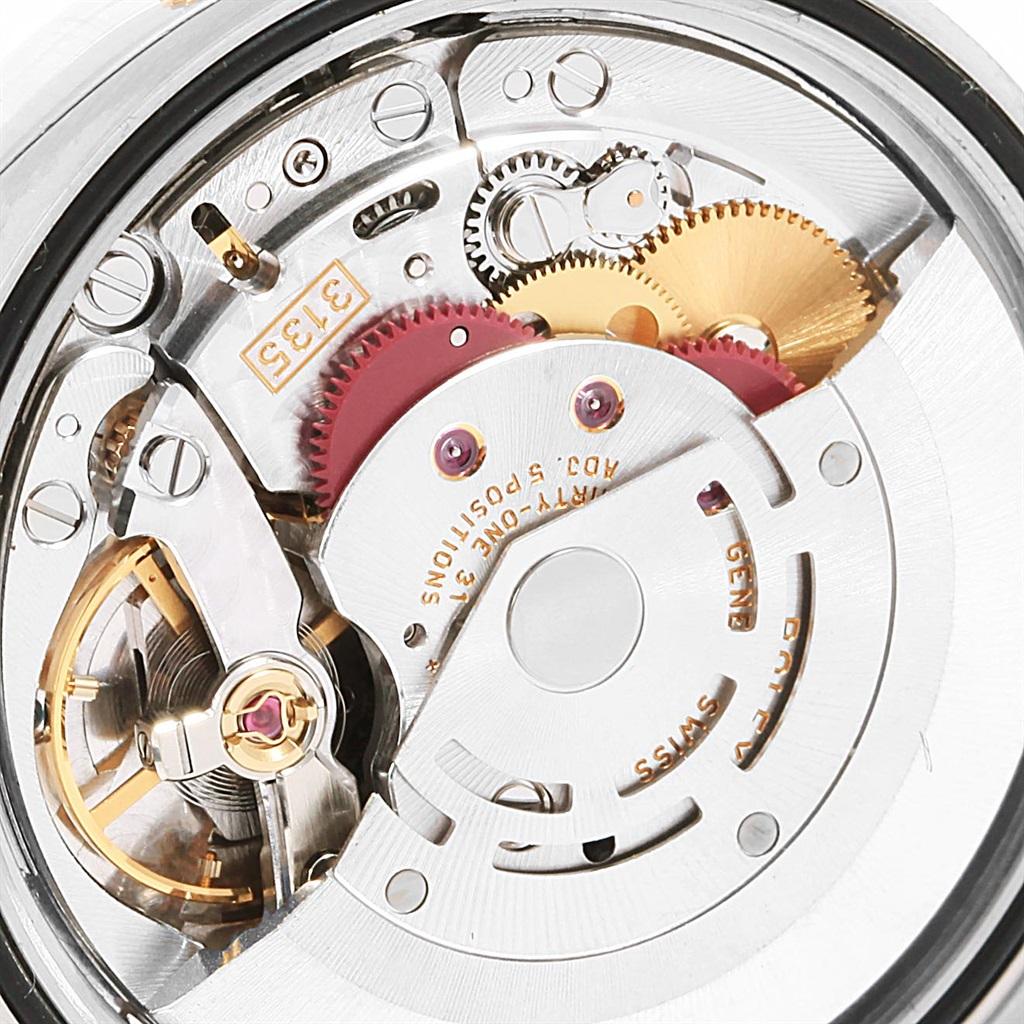 Rolex Datejust Steel Yellow Gold Jubilee Roman Dial Men's Watch 116203 For Sale 8