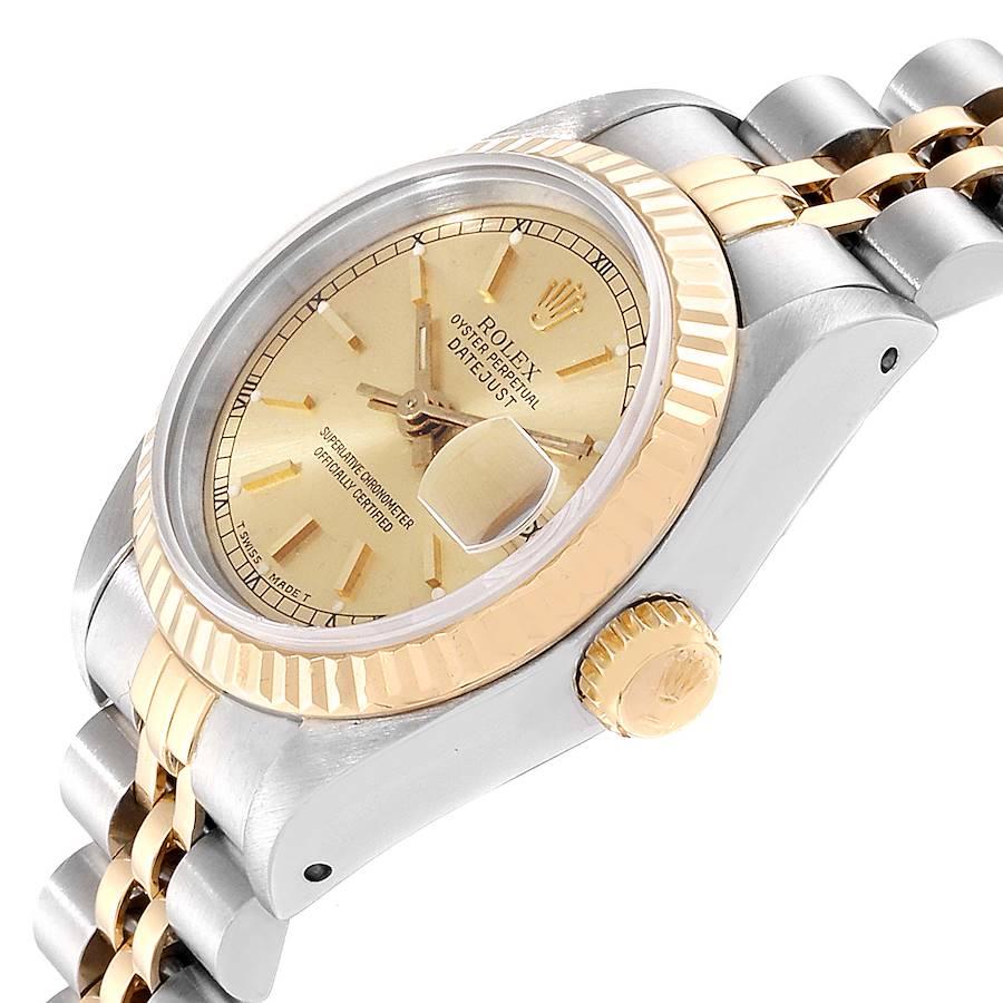 Rolex Datejust Steel Yellow Gold Ladies Watch 69173 Box For Sale 1