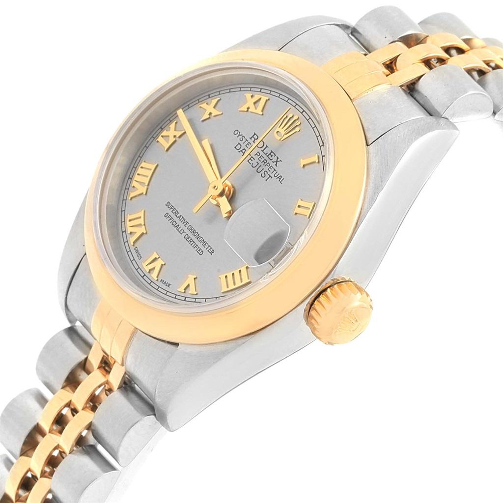 Rolex Datejust Steel Yellow Gold Ladies Watch 79163 Papers 2
