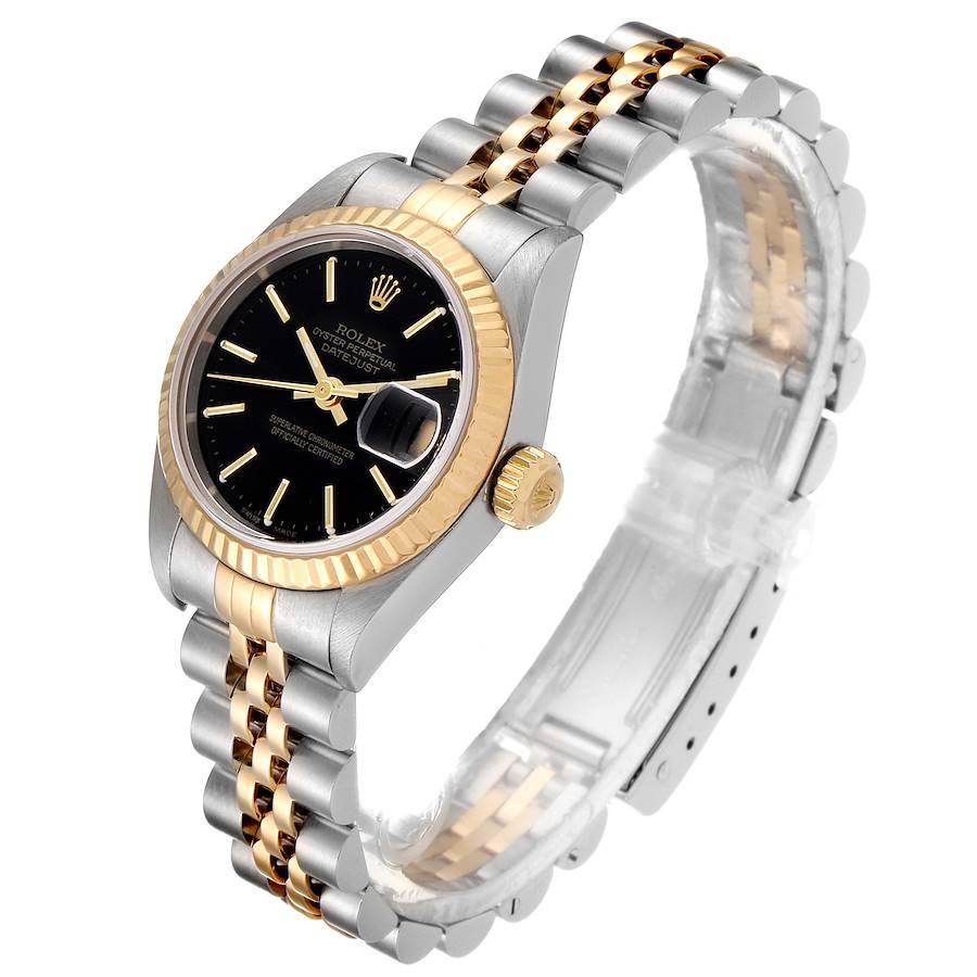 Women's Rolex Datejust Steel Yellow Gold Ladies Watch 79173 Box Papers