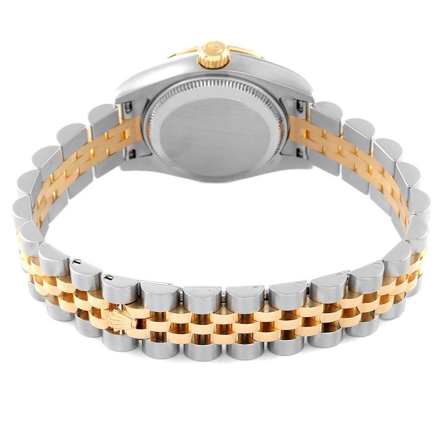 Rolex Datejust Edelstahl Gelbgold MOP Zifferblatt Diamant Damenuhr 179313 Box Card 6