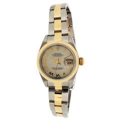 Rolex Datejust Steel & Yellow Gold MOP Dial Oyster Bracelet Ladies Watch # 79163