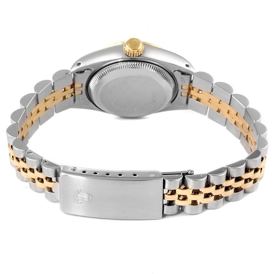 Rolex Datejust Steel Yellow Gold MOP Diamond Dial Ladies Watch 69173 3