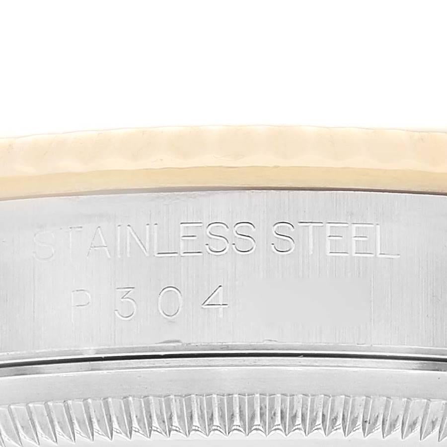 Men's Rolex Datejust Steel Yellow Gold MOP Diamond Dial Mens Watch 16233