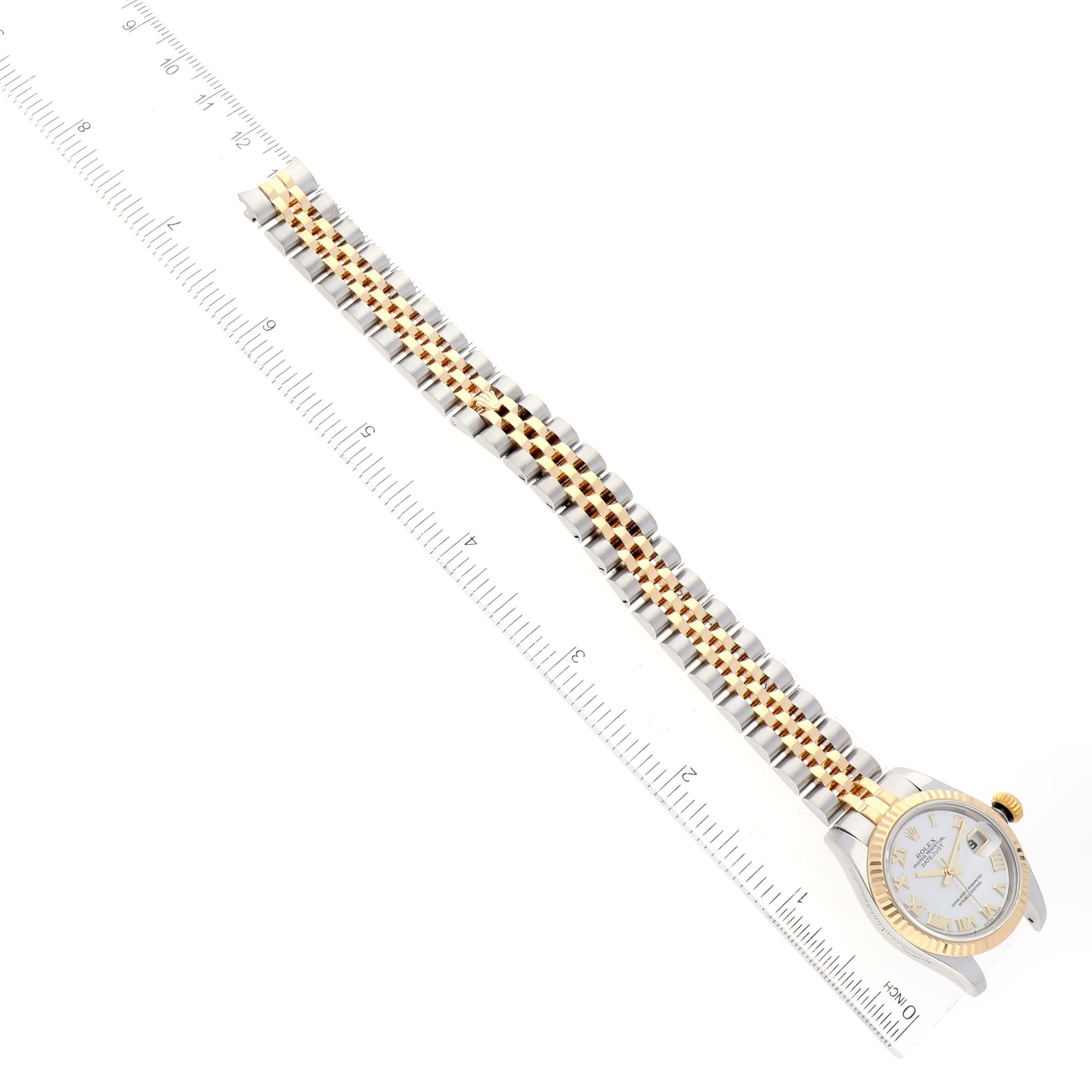 Rolex Datejust Steel Yellow Gold Mother Of Pearl Dial Ladies Watch 179173 For Sale 6