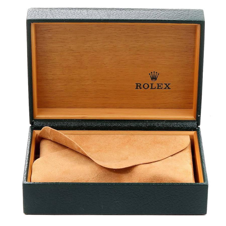 Rolex Datejust Steel Yellow Gold Pyramid Roman Dial Men's Watch 16233 8