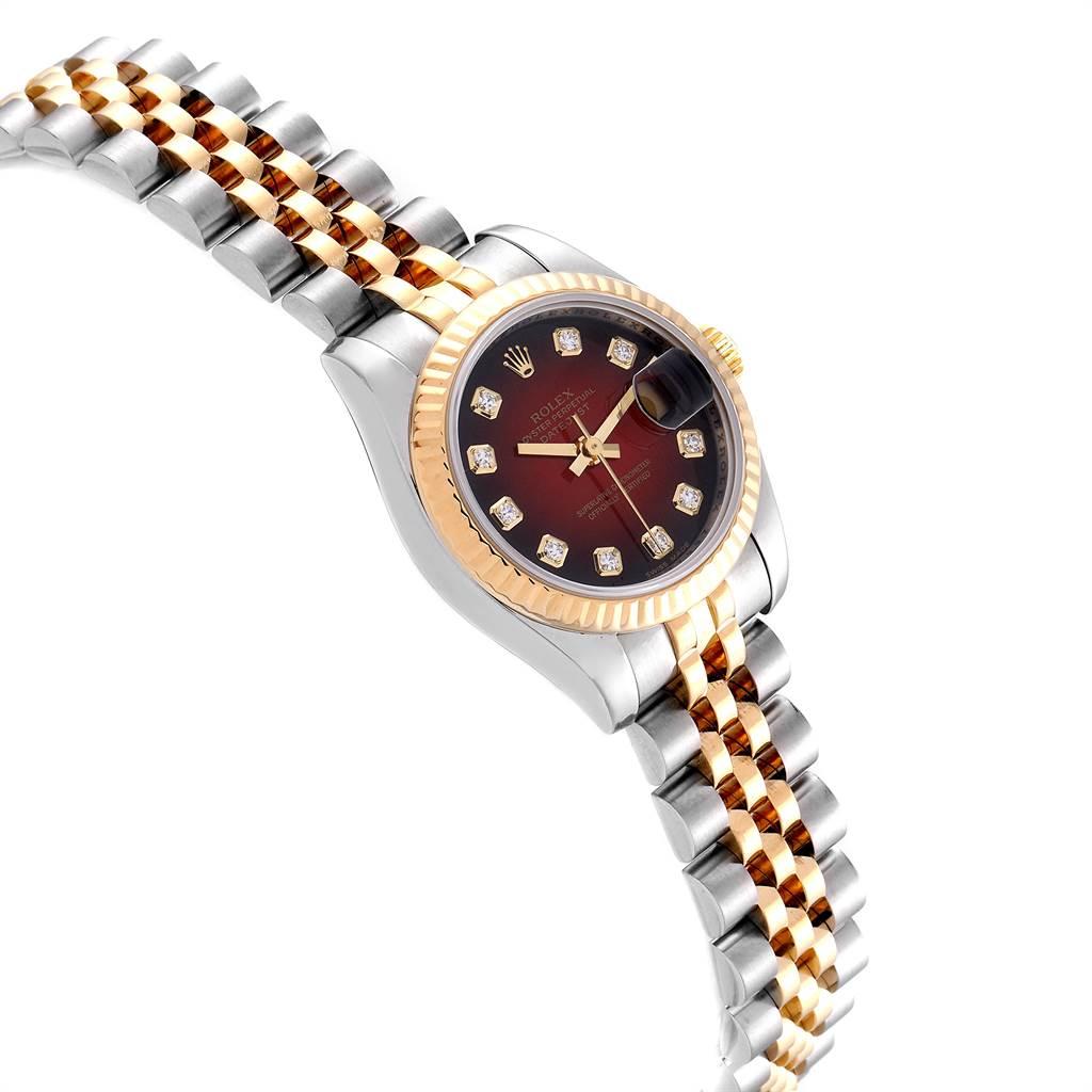 rolex datejust red