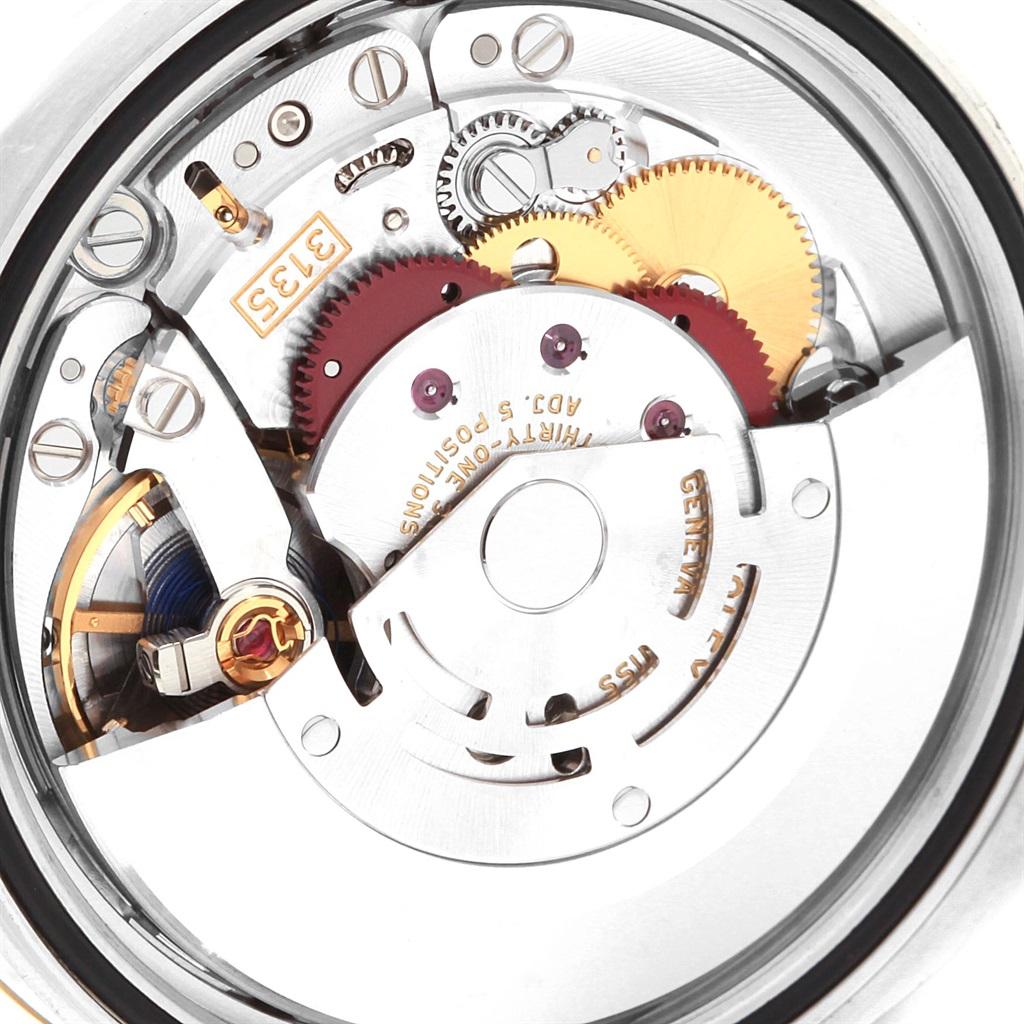 Rolex Datejust Steel Yellow Gold Rhodium Roman Dial Men's Watch 116233 For Sale 9