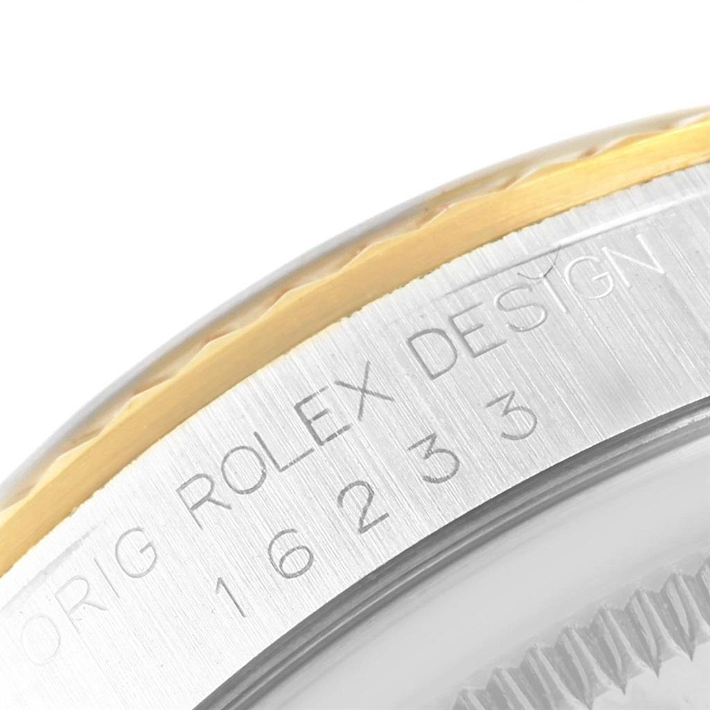 Rolex Datejust Steel Yellow Gold Roman Dial Men's Watch 16233 5