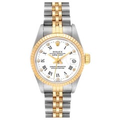 Rolex Datejust Steel Yellow Gold Roman Diamond Dial Ladies Watch 69173 Box Rolex Datejust Steel Yellow Gold Roman Diamond Dial Ladies Watch 69173 Box